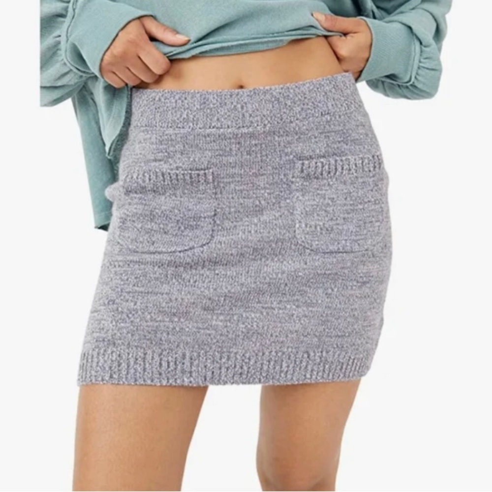 We The Free People Viola Sweater Mini Skirt